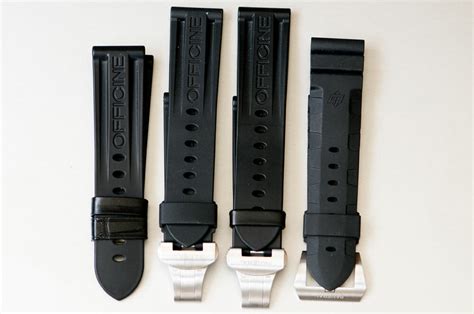 replica panerai rubber watch straps|Panerai aftermarket straps.